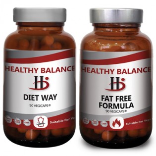 Healthy Balance Diet Way 90 φυτικές κάψουλες + ΔΩΡΟ Healthy Balance Fat Free Formula 90 φυτικές κάψουλες