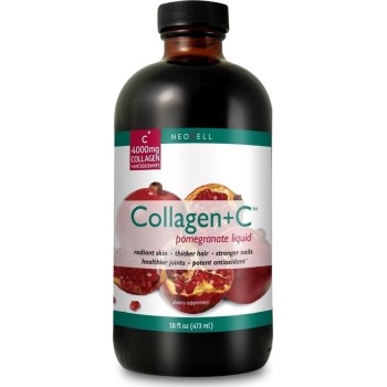 NeoCell Collagen +C Pomegranate Liquid - 16 fl oz -473ml
