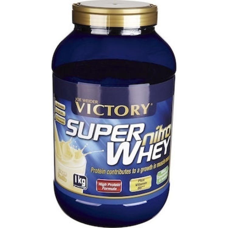 Weider Super Nitro Whey Πρωτεΐνη Ορού Γάλακτος με Γεύση Vanilla Cream 1kg 