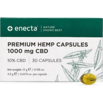 Enecta Premium Hemp Extract 1000mg 30 κάψουλες