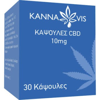 Kannavis Κάψουλες CBD 10mg 10 κάψουλες