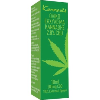 Kannavis Ολικό εκχύλισμα κάνναβης 2.8% CBD 280mg 10ml