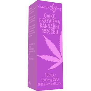 Kannavis Ολικό Εκχύλισμα Κάνναβης 1500mg 15% CBD 10ml