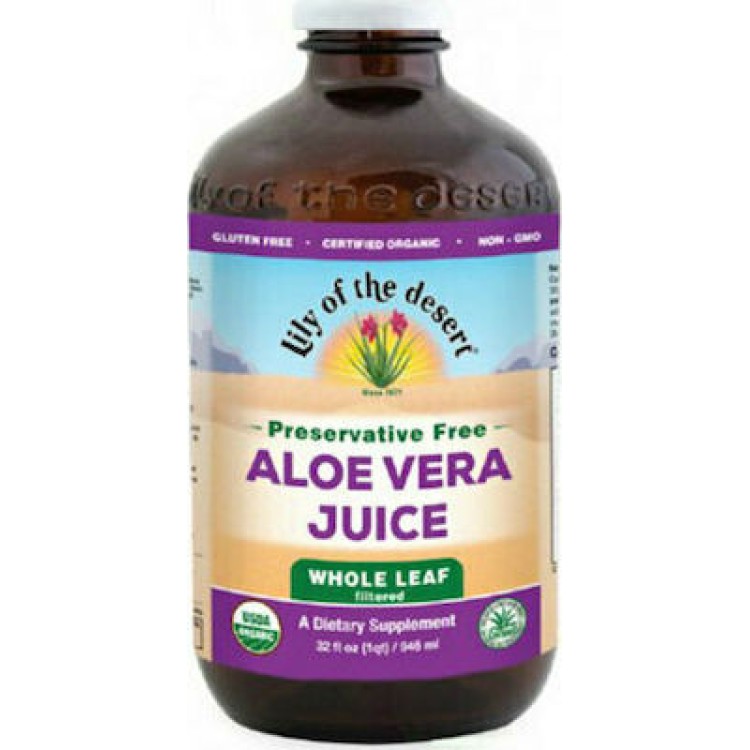 Lily of the Desert Whole Leaf Aloe Vera Juice Preservative Free 946ml