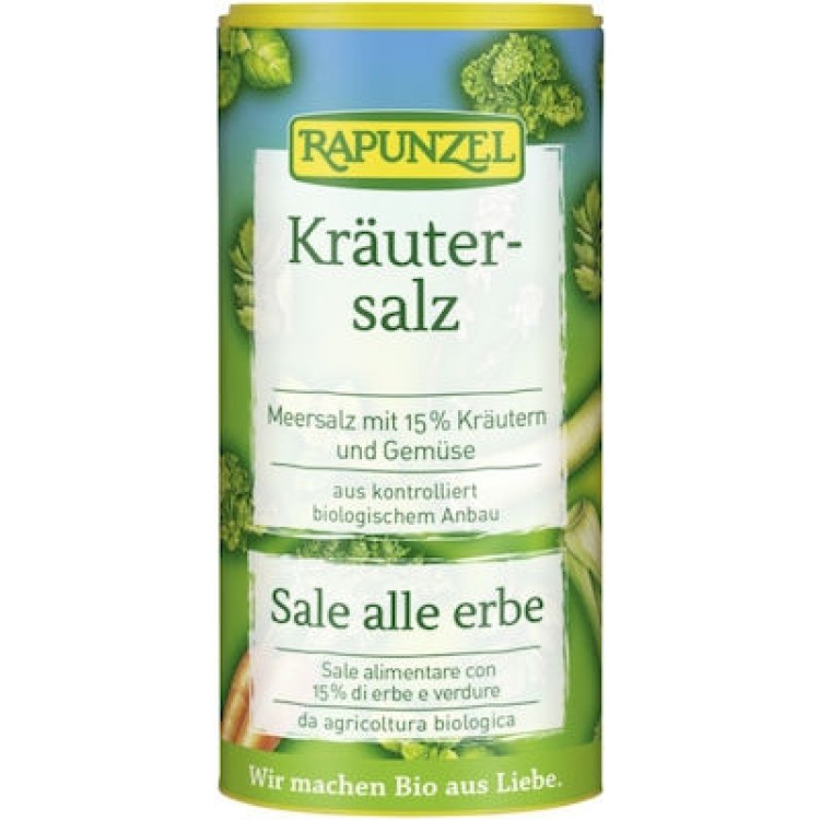 Rapunzel Αλάτι Θαλασσινό με Βότανα 125gr Αλάτι & Μπαχαρικά