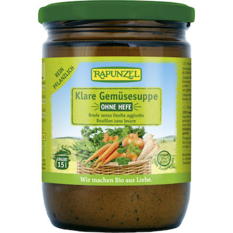 Rapunzel Ζωμός Λαχανικών Χωρίς Μαγιά σε Βάζο 300gr 