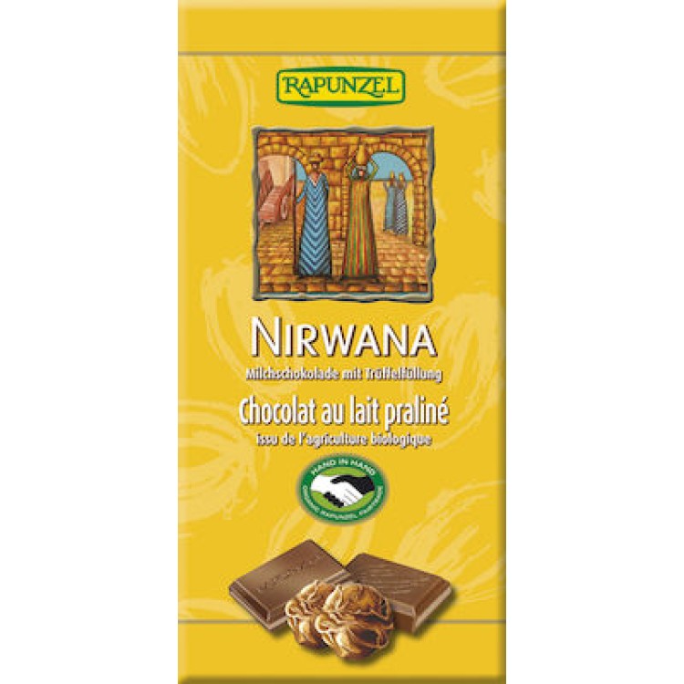 Rapunzel Σοκολάτα Γάλακτος Nirvana Τρούφα 100gr Μπάρες/Σνακ & Γλυκά 