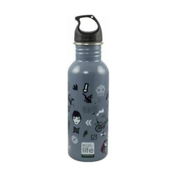 Ecolife Trends Ανοξείδωτο Παγούρι 600ml
