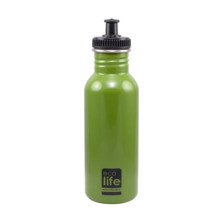 Ecolife Ανοξείδωτο Παγούρι Πράσινο 600ml  
