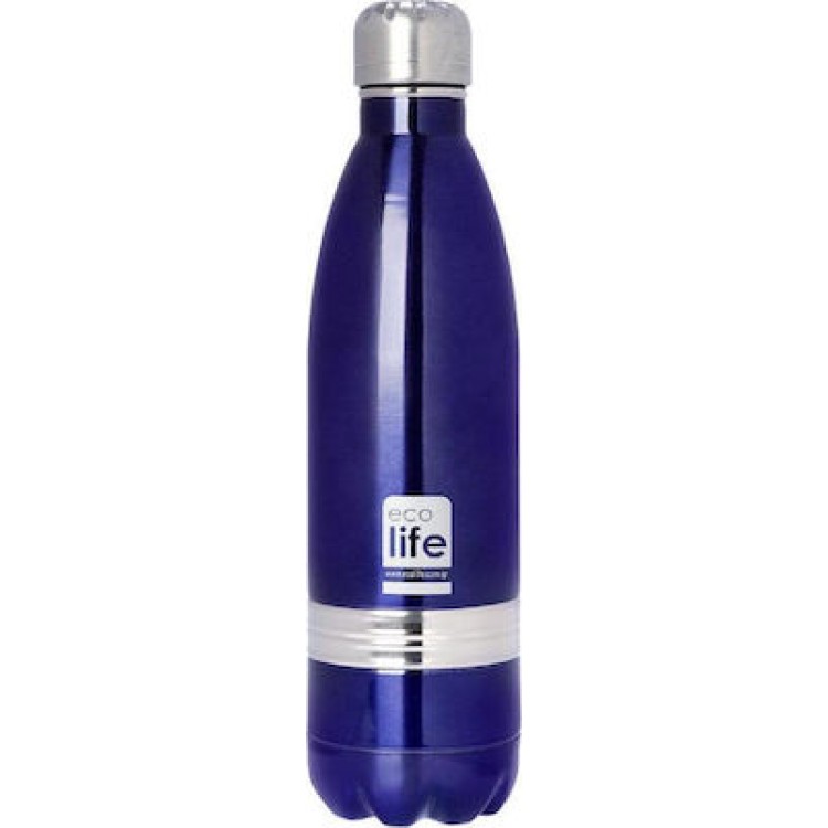 Ecolife Thermos Bottle σε Μωβ χρώμα 750ml 
