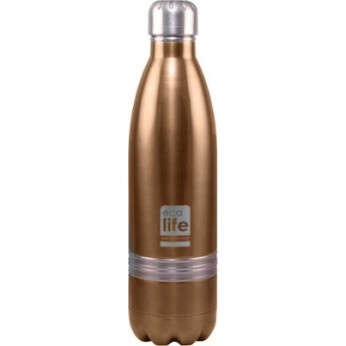 Ecolife Thermos Bottle σε Bronze χρώμα 750ml