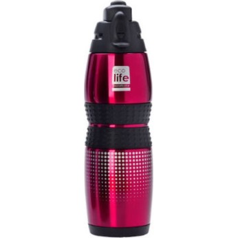 Ecolife Μπουκάλι Θερμός σε Κόκκινο χρώμα 400ml