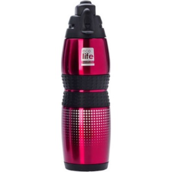 Ecolife Μπουκάλι Θερμός σε Κόκκινο χρώμα 400ml