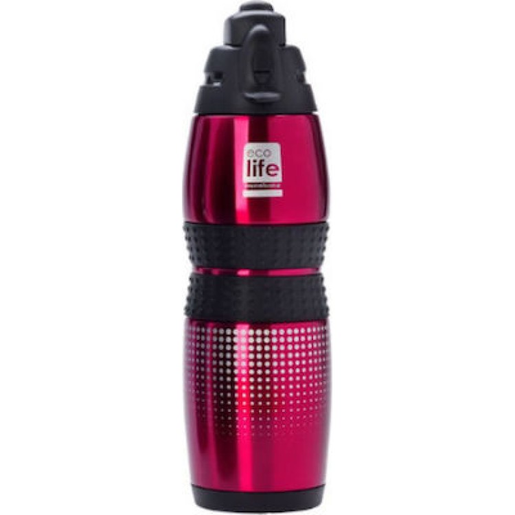 Ecolife Μπουκάλι Θερμός σε Κόκκινο χρώμα 400ml 