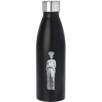 Ecolife Καρυάτις Μπουκάλι Θερμός Μαύρο 500ml