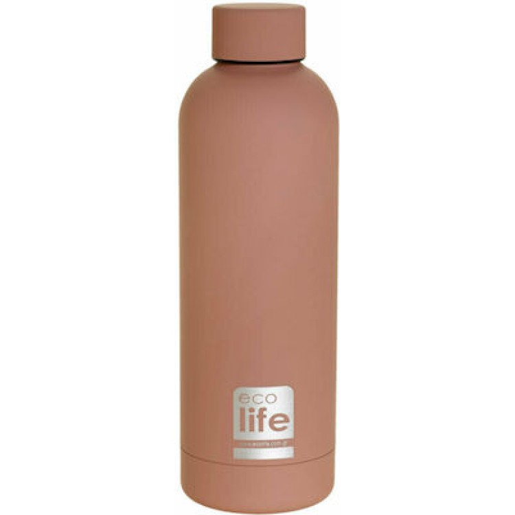 Ecolife Dusty Pink Thermos 500ml Μουκάλια/Θερμός & Φαγητοδοχεία