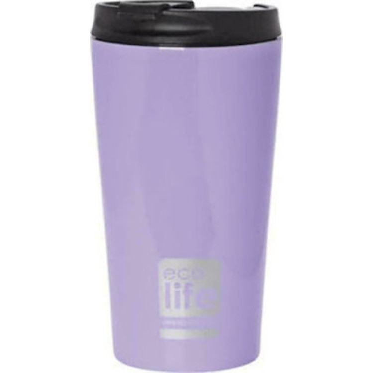Ecolife Lilac (matte) coffee thermos 370ml 