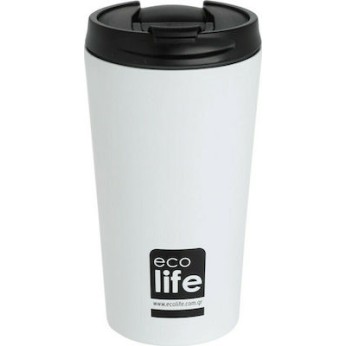 Ecolife White (matte) coffee thermos 370ml