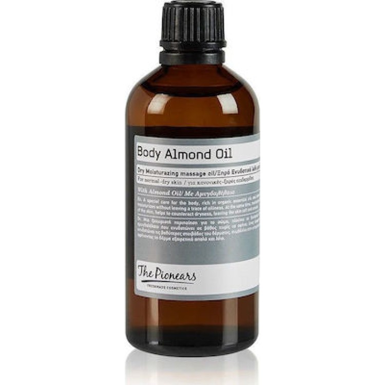 The Pionears Body Almond Oil Dry Moisturizing Massage Oil for Normal Dry Skin 100ml Κρέμες/Λάδια Σώματος