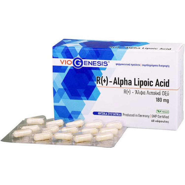 Viogenesis R(+)-Alpha Lipoic Acid 250mg 30 Caps