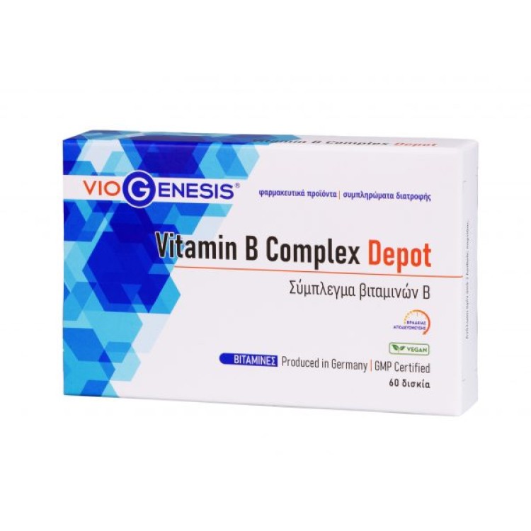 Viogenesis Vitamin B Complex 60 κάψουλες