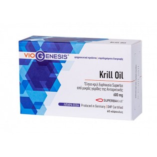 Viogenesis Krill Oil Superba 1200mg 60 κάψουλες