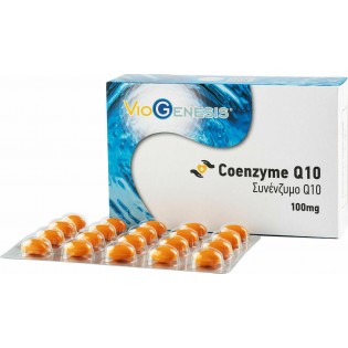 Viogenesis Coenzym Q10 100mg 60 μαλακές κάψουλες