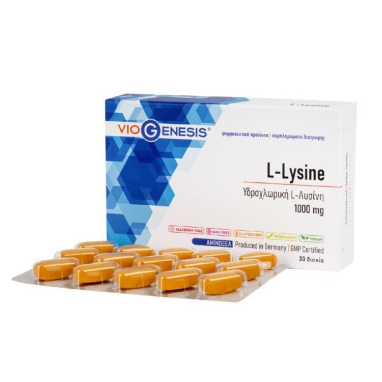 VioGenesis L-Lysine 1000mg 30 tabs