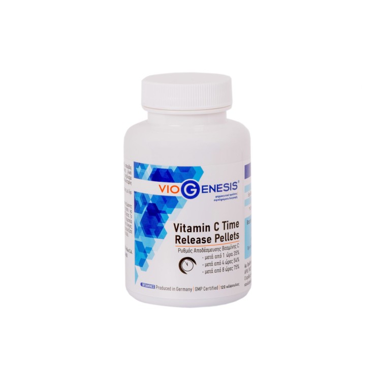 Viogenesis Vitamin C Time Release Original Triple Phase 120 κάψουλες