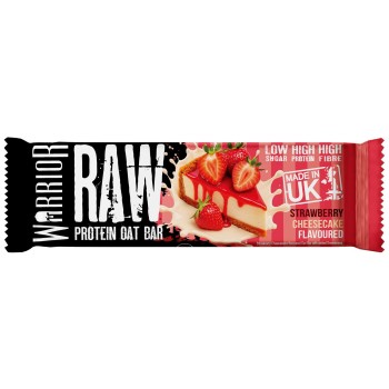 Warrior Raw Oat Bar Strawberry Cheesecake 75gr