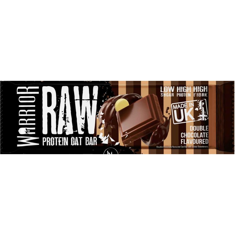 Warrior Raw Bar Double Chocolate 75gr Μπάρες/Σνακ & Γλυκά 