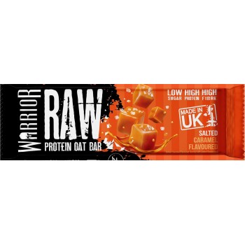 Warrior Raw Bar Salted Caramel 75gr