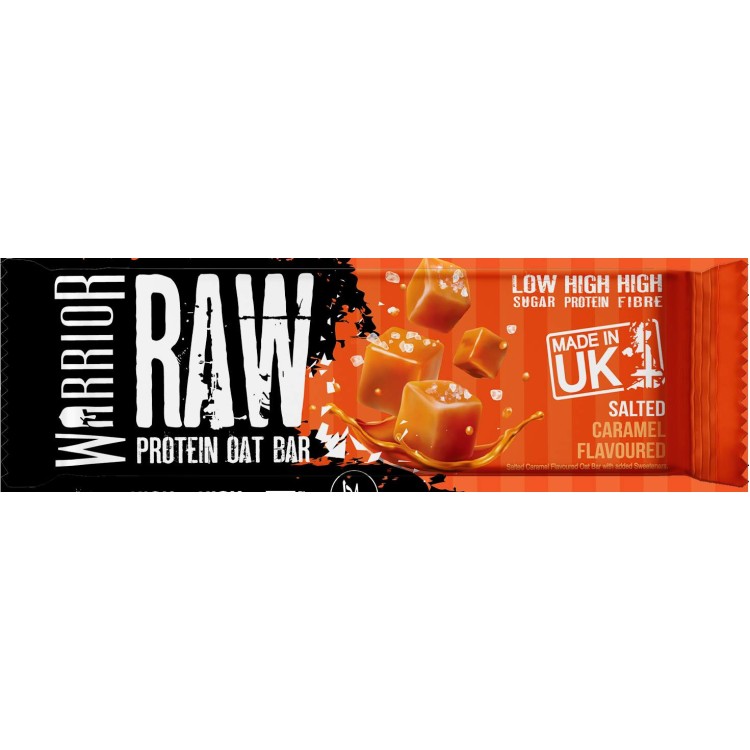 Warrior Raw Bar Salted Caramel 75gr Μπάρες/Σνακ & Γλυκά 