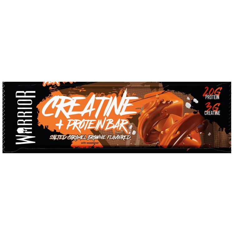 Warrior Creatine Bar Salted Caramel Brownie 75gr Μπάρες/Σνακ & Γλυκά 