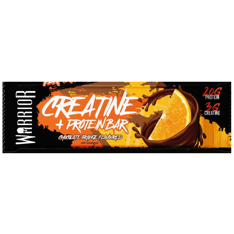 Warrior Creatine Bar Chocolate Orange 75gr Μπάρες/Σνακ & Γλυκά 