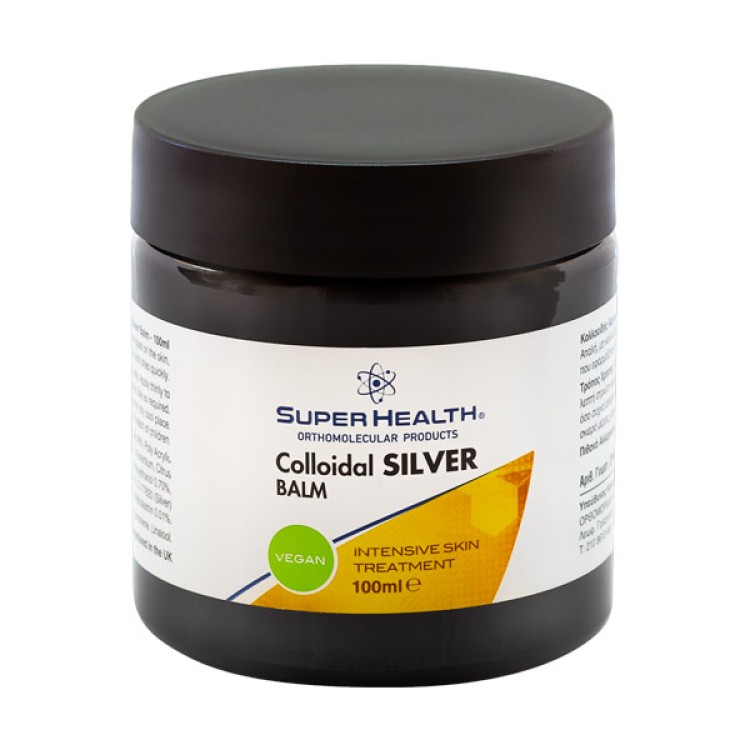 Super Health Colloidal Silver Balm 100ml Μέταλλα-Ιχνοστοιχεία