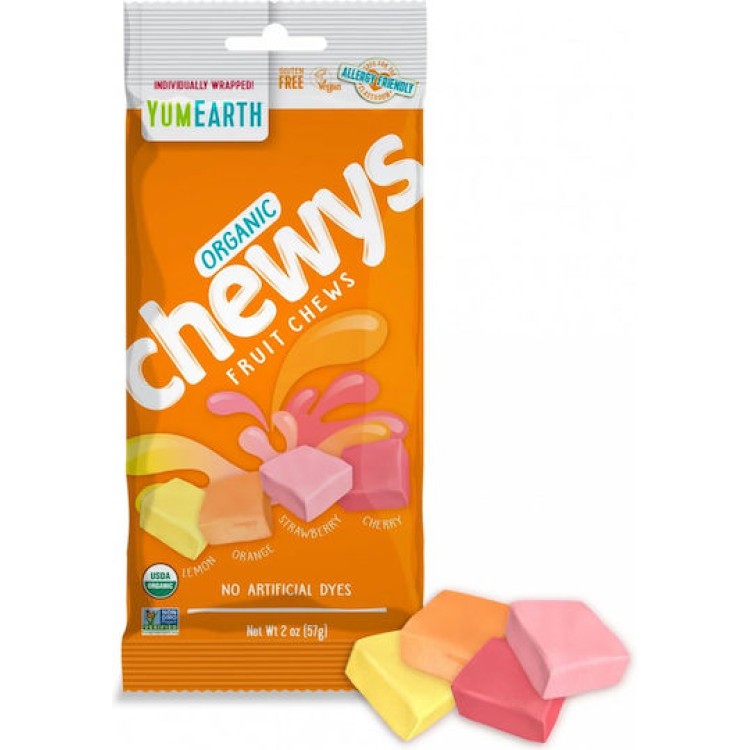 YumEarth Καραμέλες Φρούτων Chewys 57gr