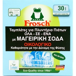 Frosch 30 Κάψουλες Πλυντηρίου Πιάτων
