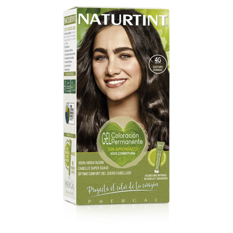 Naturtint Permanent Hair Color 4G Καστανό χρυσαφί
