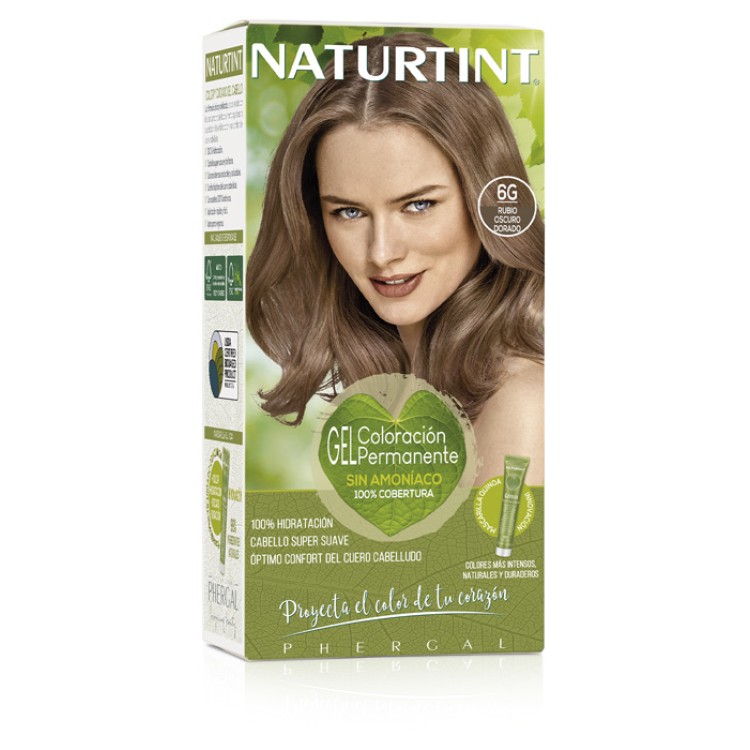 Naturtint Permanent Hair Color 6G Ξανθό Σκούρο Χρυσαφί
