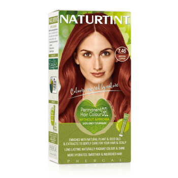 Naturtint Permanent Hair Color 7.46 Έντονο Χαλκοκόκκινο