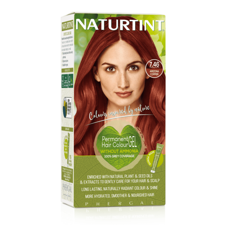 Naturtint Permanent Hair Color 7.46 Έντονο Χαλκοκόκκινο