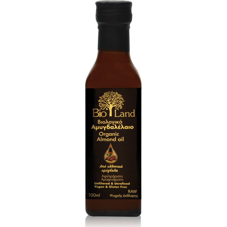 Bio Land Βιολογικό Αμυγδαλέλαιο 100ml Έλαια βάσης