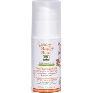 Bioselect Baby Happy Hour Παιδικό Αντηλιακό Γαλάκτωμα SPF30 100ml