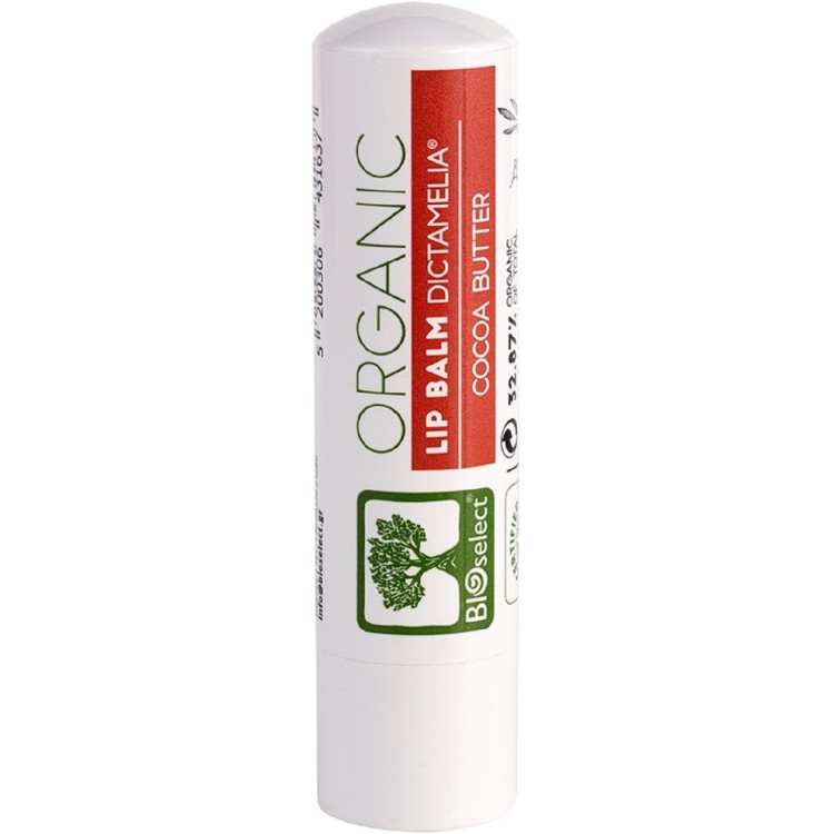 Bioselect Φυσικό Lip Balm Για Τα Χείλη με Βούτυρο Κακάο 4,4g