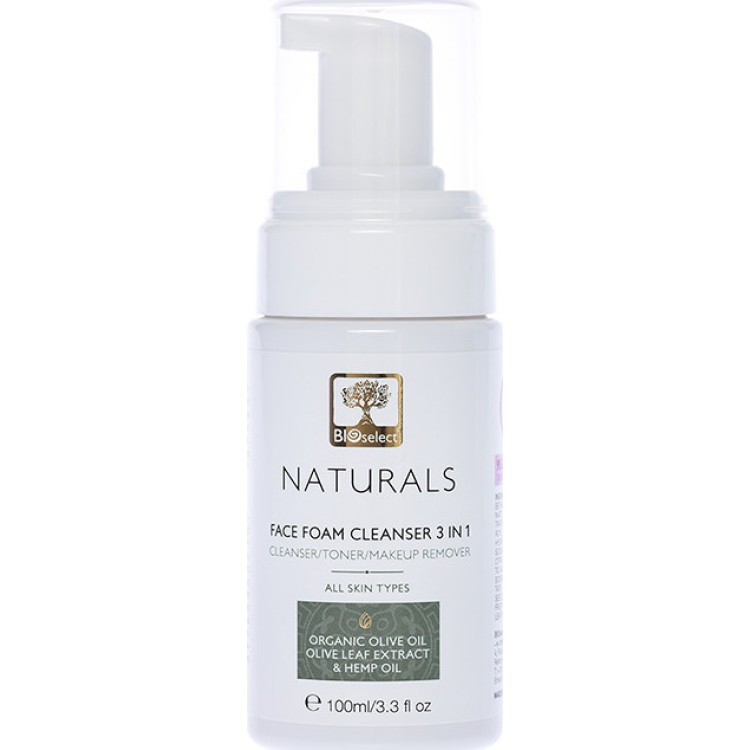 BioSelect Αφρός Καθαρισμού Προσώπου 3 Σε 1 100ml