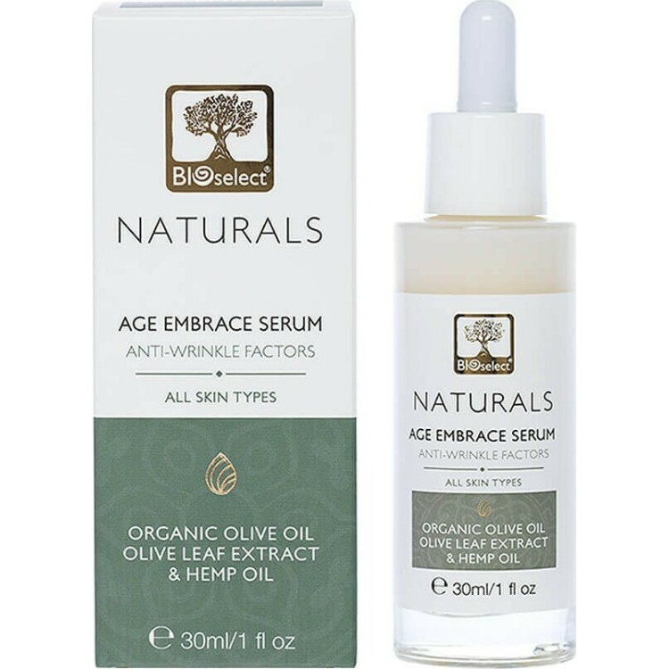 Bioselect Naturals Αντιγηραντικός Ορός Για Πρόσωπο & Λαιμό 30ml