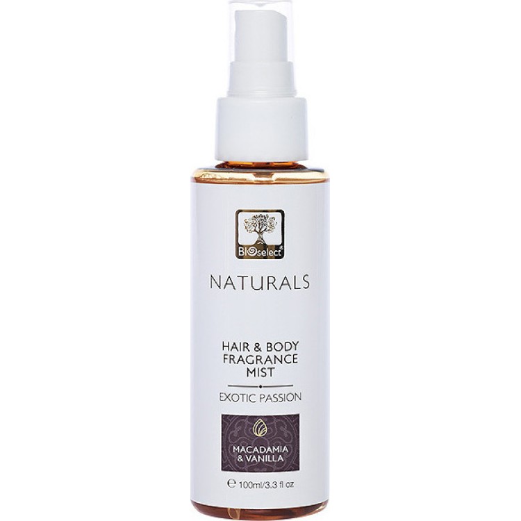 Bioselect Naturals Mist Ελαφρύ Άρωμα Για Μαλλιά & Σώμα Exotic Passion 100ml