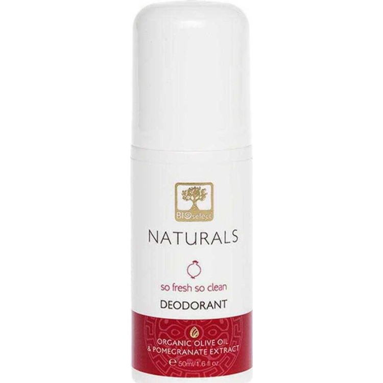 Bioselect Naturals Αποσμητικό Σώματος Με Ρόδι 50ml