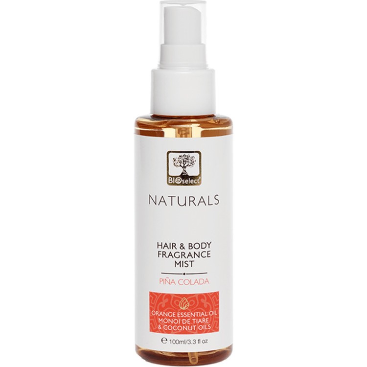 Bioselect Naturals Mist Ελαφρύ Άρωμα Για Μαλλιά & Σώμα Pina Colada 100ml